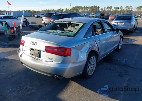 2014 Audi A6 3.0T Premium Plus from USA, damaged, VIN WAUFGAFC0EN029485